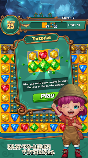 Jewels fantasy - Gameplay image of android game