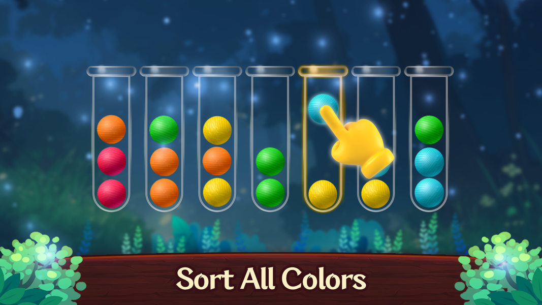 Sort Ball Garden - Gameplay image of android game