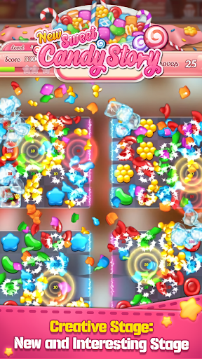 New Sweet Candy Story 2020 : Puzzle Master - Gameplay image of android game