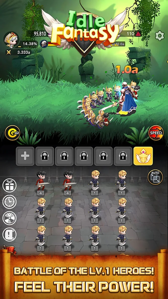 Idle Fantasy : Merge clicker R - Gameplay image of android game
