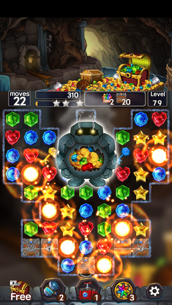 Jewel Mine Quest: Match-۳ - عکس بازی موبایلی اندروید