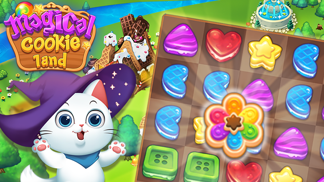 Magical Cookie Land - Gameplay image of android game