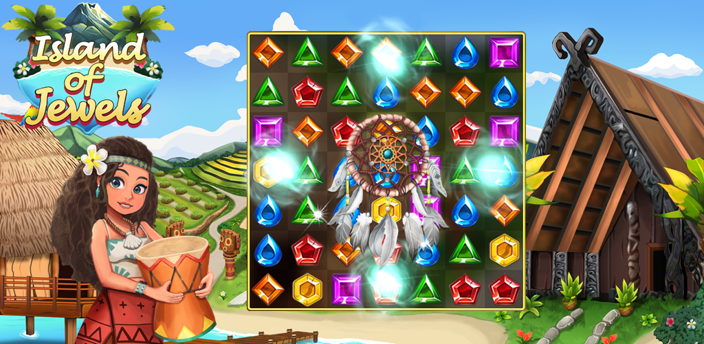 Island of Jewels: Aloha ! - Gameplay image of android game