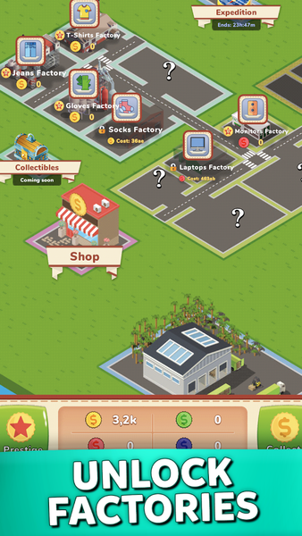 Idle Factories Tycoon Game - عکس بازی موبایلی اندروید
