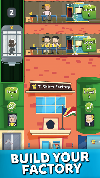 Idle Factories Tycoon Game - عکس بازی موبایلی اندروید