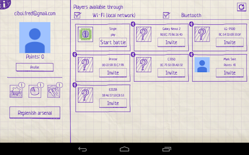 Sea Battle. Confrontation - Gameplay image of android game