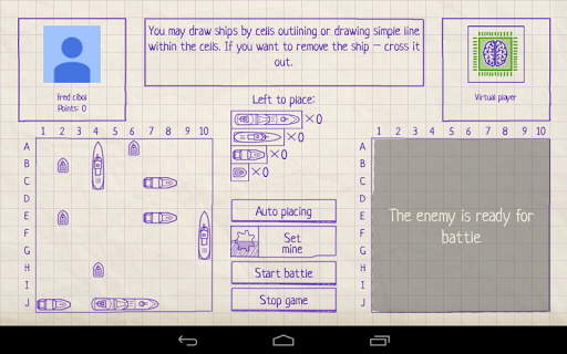 Sea Battle. Confrontation - Gameplay image of android game