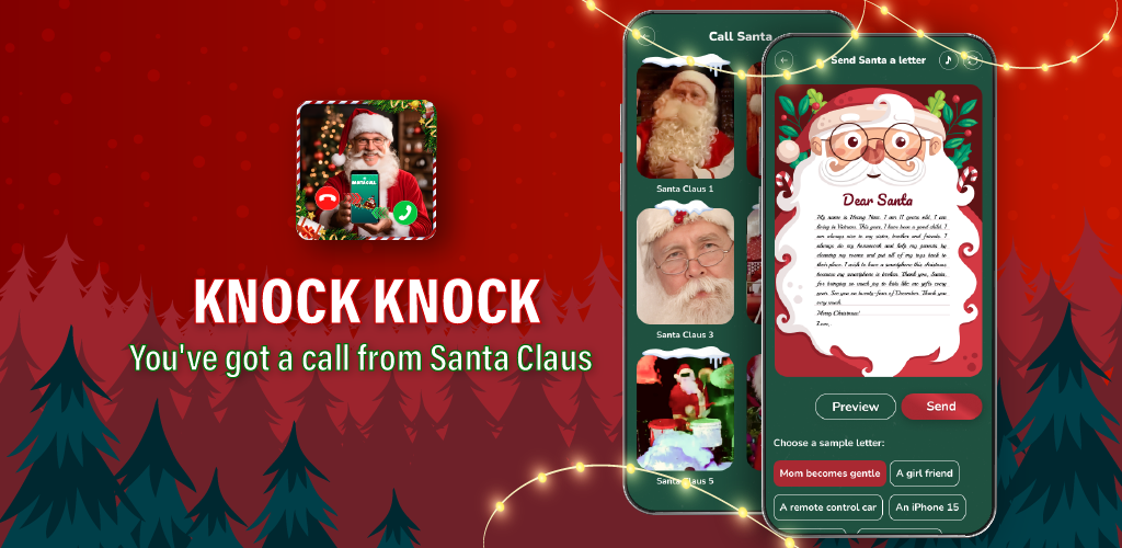 Call Santa Claus: Prank Call - عکس برنامه موبایلی اندروید