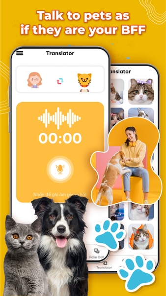 Dog & Cat Translator Prank App - Image screenshot of android app