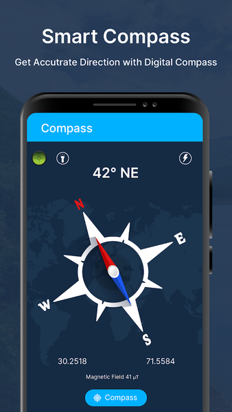 Smart Compass: Digital Compass - Image screenshot of android app