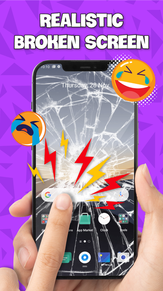 Hair Clipper Prank Simulation - Image screenshot of android app