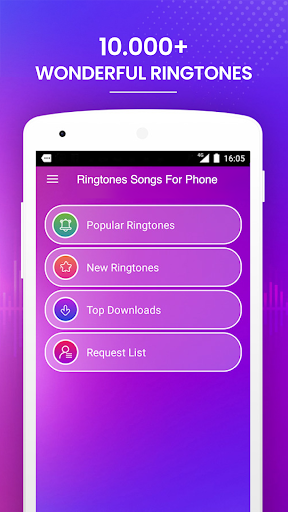 Ringtones songs for phone - عکس برنامه موبایلی اندروید