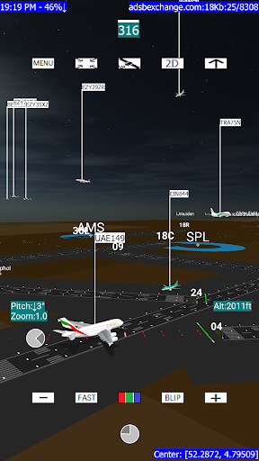 ADSB Flight Tracker - عکس برنامه موبایلی اندروید