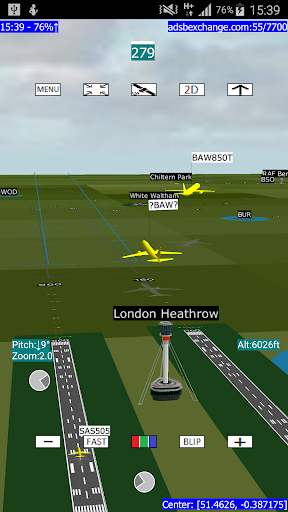 ADSB Flight Tracker Lite - Image screenshot of android app