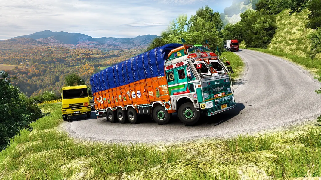 Cargo Indian Truck Simulator - Gameplay image of android game