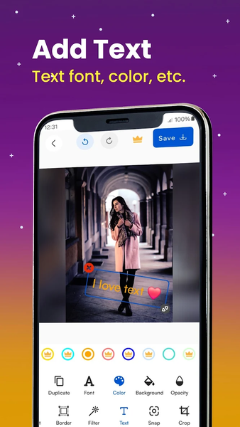 Square Photo Editor - No Crop - عکس برنامه موبایلی اندروید