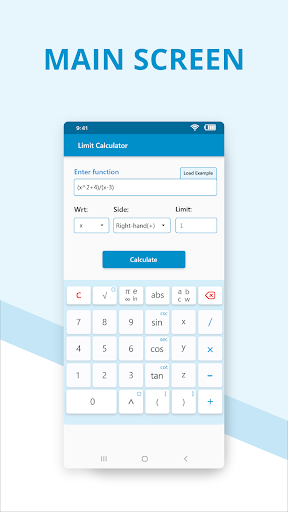 Limit Calculator - Image screenshot of android app