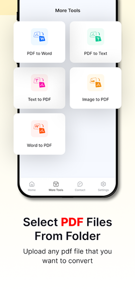 PDF To Word Converter - Image screenshot of android app