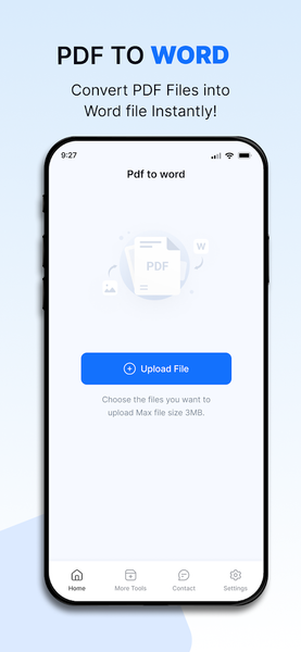 PDF To Word Converter - Image screenshot of android app