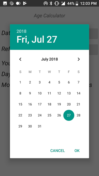 Age & Time Calculator - عکس برنامه موبایلی اندروید