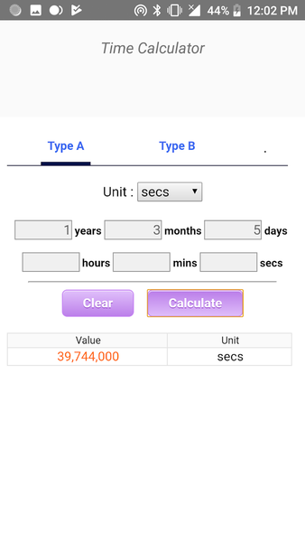 Age & Time Calculator - عکس برنامه موبایلی اندروید