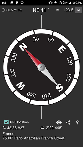 Compass & GPS - Image screenshot of android app
