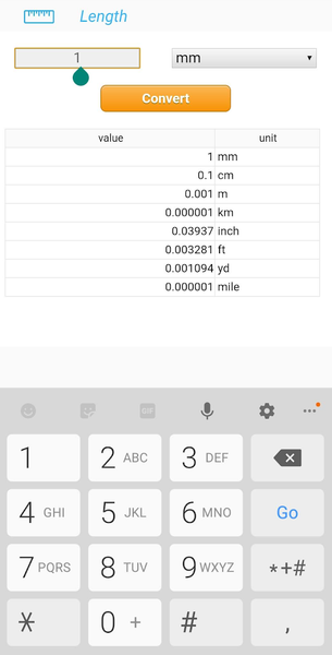 Unit Converter - Image screenshot of android app