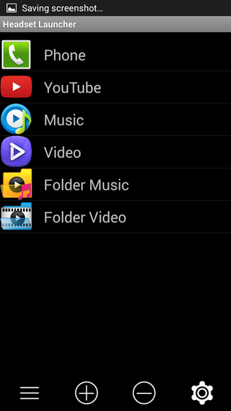 Headset (Earphone) Launcher - Image screenshot of android app