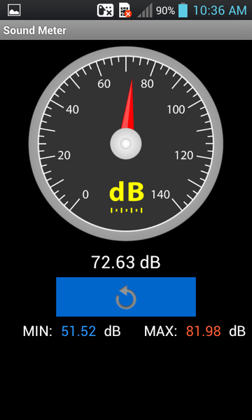 Sound Level Meter - Image screenshot of android app