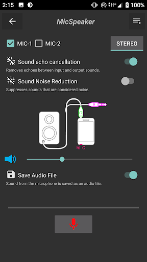 Mic Speaker - Image screenshot of android app