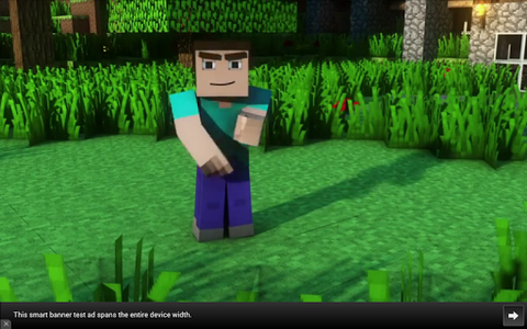 Where Diamonds Hide - A Minecraft music video - Image screenshot of android app