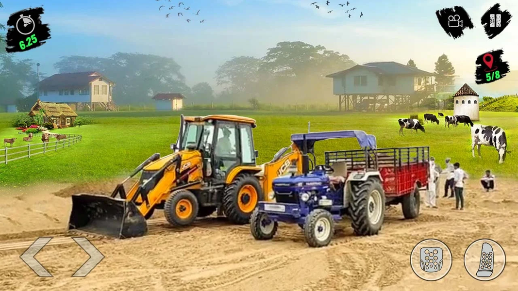 Offroad Tractor Trolly Games - عکس بازی موبایلی اندروید