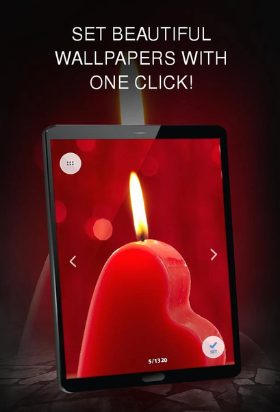 Romantic Cool Wallpapers - Image screenshot of android app