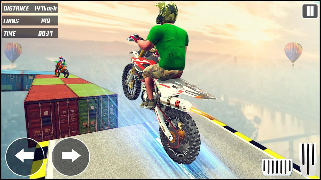Moto Racing: Stunt Race Games - عکس بازی موبایلی اندروید