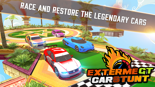 Extreme GT Car Stunts Free : Ramp GT Car Racing - عکس برنامه موبایلی اندروید