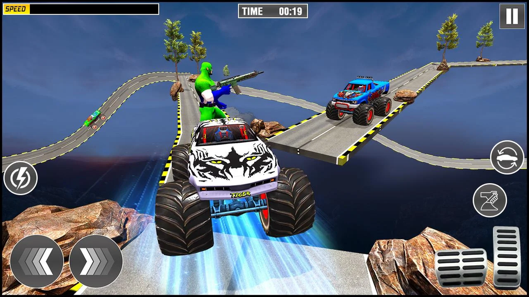 Superheroes Hill Race Car Game - عکس بازی موبایلی اندروید