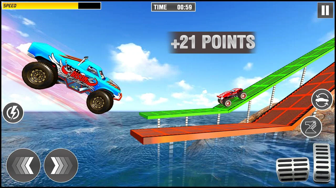 Superheroes Hill Race Car Game - عکس بازی موبایلی اندروید