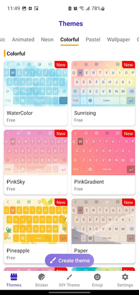 Keys Cafe - Make your keyboard - Image screenshot of android app