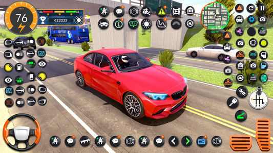 Open World Car Driving Test Simulator 3D: Modern Car Driving