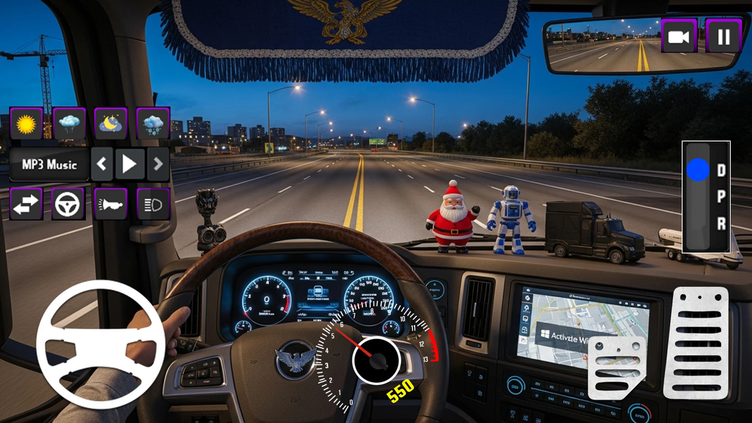 City Cargo Truck Simulator 3D - Gameplay image of android game