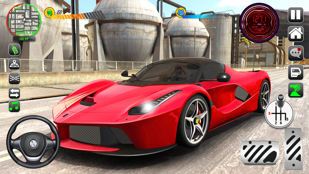 Car Games Car Simulator 3D - Gameplay image of android game