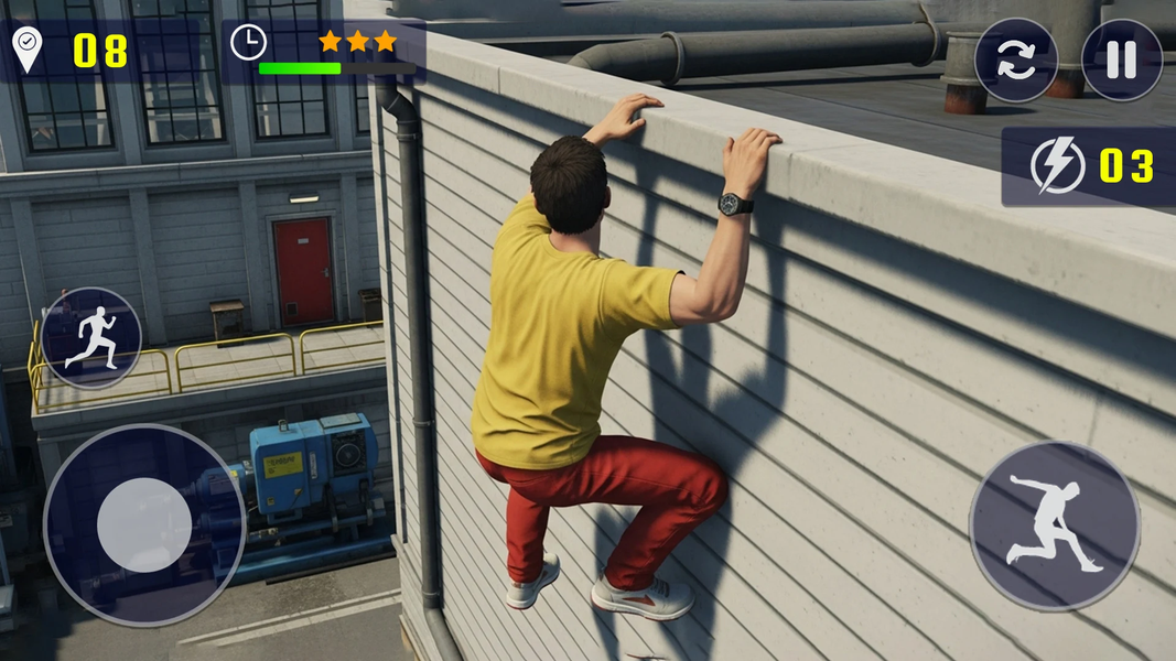 Rooftop Reach Parkour Going Up - عکس بازی موبایلی اندروید