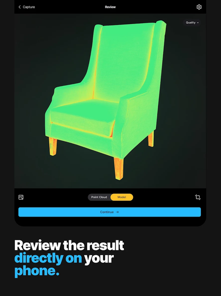 RealityScan Mobile - Image screenshot of android app