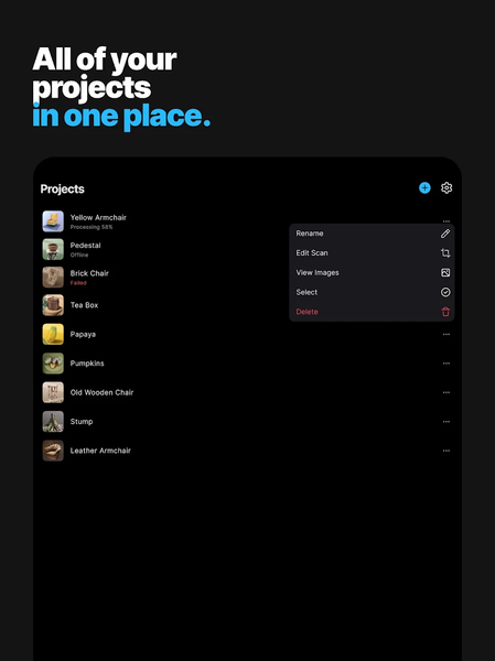 RealityScan Mobile - Image screenshot of android app