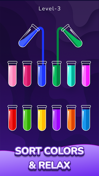 Water Sort – Color Puzzle - عکس بازی موبایلی اندروید
