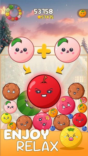 Fruit Merge Blast Puzzle - عکس بازی موبایلی اندروید