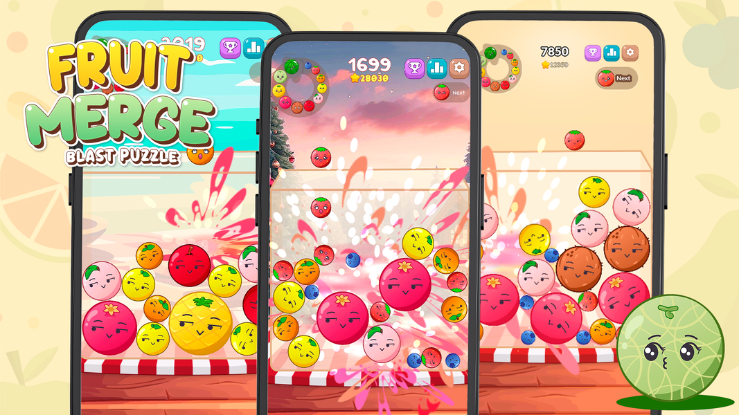 Fruit Merge Blast Puzzle - عکس بازی موبایلی اندروید