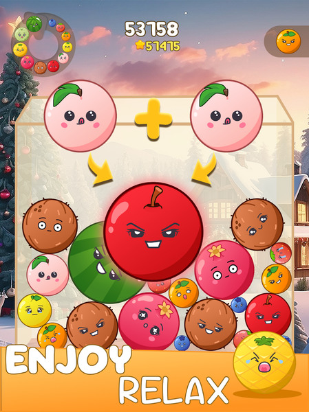 Fruit Merge Blast Puzzle - عکس بازی موبایلی اندروید