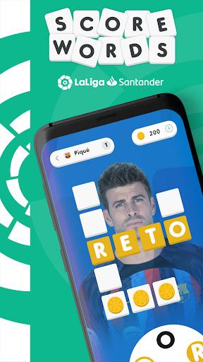 Score Words LaLiga Soccer - Gameplay image of android game