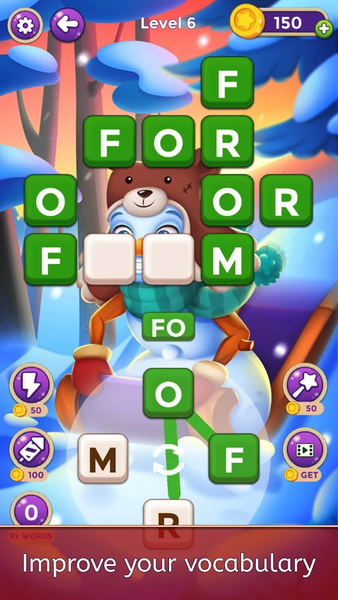 Senior Word Game - Gameplay image of android game